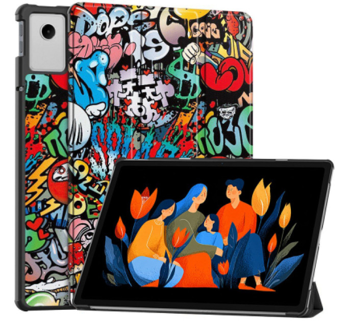 Чохол до планшета BeCover Smart Case Lenovo Idea Tab Plus 12.1" Graffiti (715087)