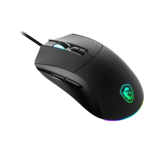 Миша дротова MSI FORGE GM320 RGB, чорний