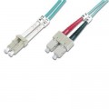 Digitus Оптичний патчкорд Digitus LC/UPC-SC/UPC,50/125,OM3,duplex,2m (DK-2532-02/3)