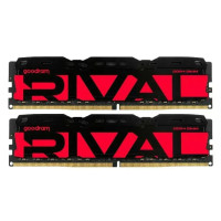 Модуль пам'яті для комп'ютера DDR4 32GB (2x16GB) 3200 MHz Rival Radiant Red Goodram (GGRRD4-32L16A/32GDC)