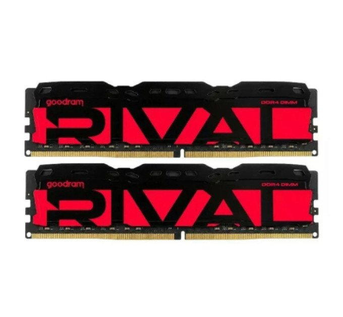 Модуль пам'яті для комп'ютера DDR4 32GB (2x16GB) 3200 MHz Rival Radiant Red Goodram (GGRRD4-32L16A/32GDC)
