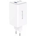 Мережевий зарядний пристрій Proove Pocket GaN Max (2xUSB-C, 1USB) 100W White (WCPG10012202)
