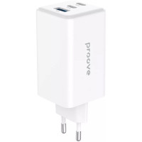 Мережевий зарядний пристрій Proove Pocket GaN Max (2xUSB-C, 1USB) 100W White (WCPG10012202)