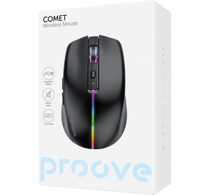 Миша бездротова Proove Comet Black (WMCM00022001)