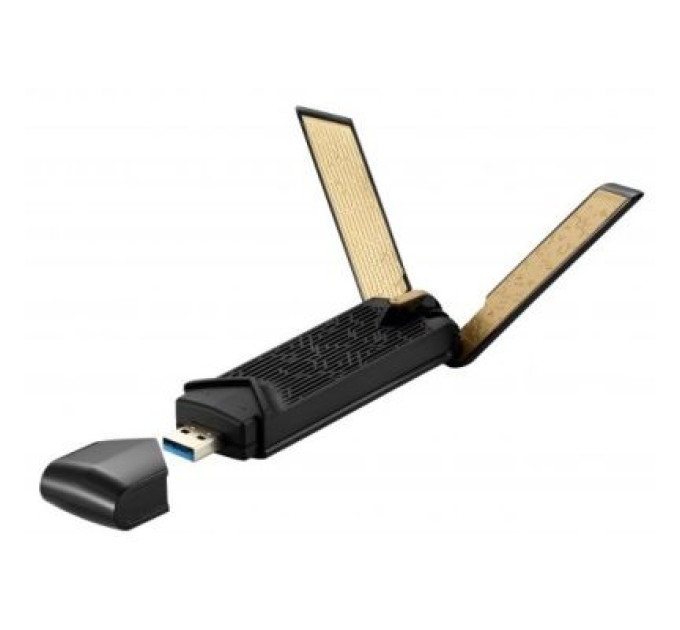 ASUS Мережева карта Wi-Fi ASUS USB-AX56 AX1800 USB 3.0 WPA3 MU-MIMO OFDMA (USB-AX56)