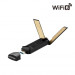 ASUS Мережева карта Wi-Fi ASUS USB-AX56 AX1800 USB 3.0 WPA3 MU-MIMO OFDMA (USB-AX56)