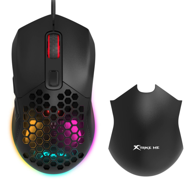 Xtrike ME Мишка Xtrike ME GM-316 USB RGB Black (GM-316)