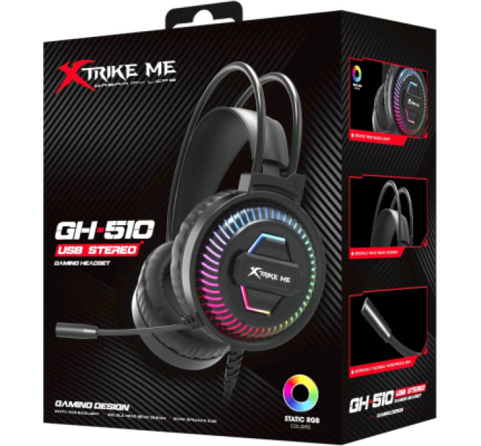 Xtrike ME Навушники Xtrike ME GH-510 Black (GH-510)