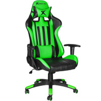 Крісло ігрове Xtrike ME Advanced Gaming Chair GC-905 Black/Green (GC-905GN)