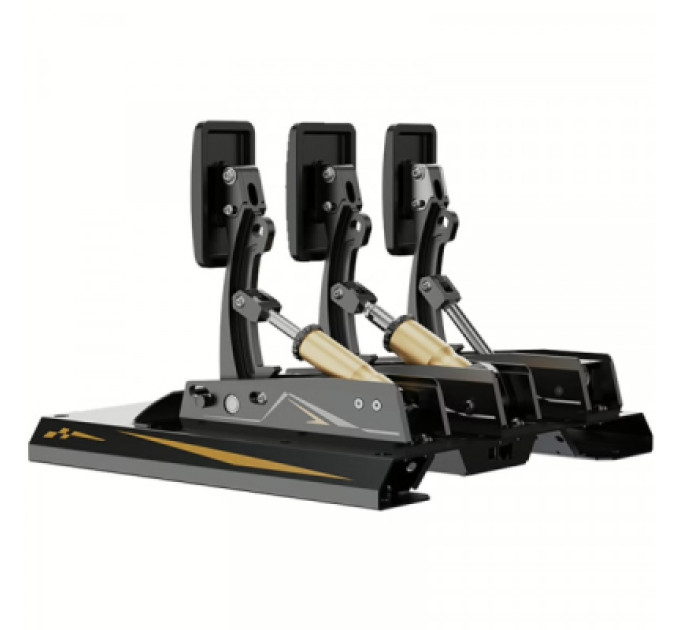 MOZA Racing Педалі ігрові MOZA Racing CRP2USB тензодатчик 200 кг карбонова підставка Black (RS066_Moza)