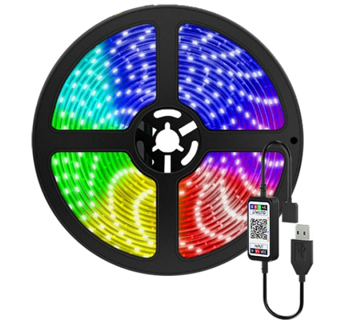 Xtrike ME Світлодіодна стрічка Xtrike Me 5050 (Led Chip) Bluetooth, App Control, 5m (HT-5050B5)