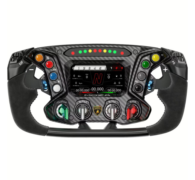 MOZA Racing Кермо MOZA Racing Lamborghini Essenza SCV12 RGB Black (RS070_Moza)