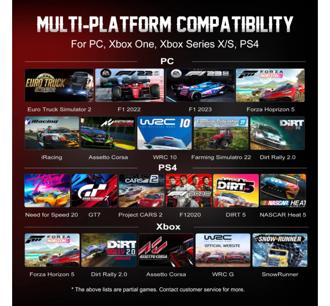 PXN Кермо PXN V10 Ultra Bundle for PS4/XBOX/Xbox Series X|S/PC (PXN-V10 Ultra EU)