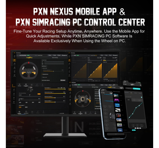PXN Кермо PXN V10 Ultra Bundle for PS4/XBOX/Xbox Series X|S/PC (PXN-V10 Ultra EU)