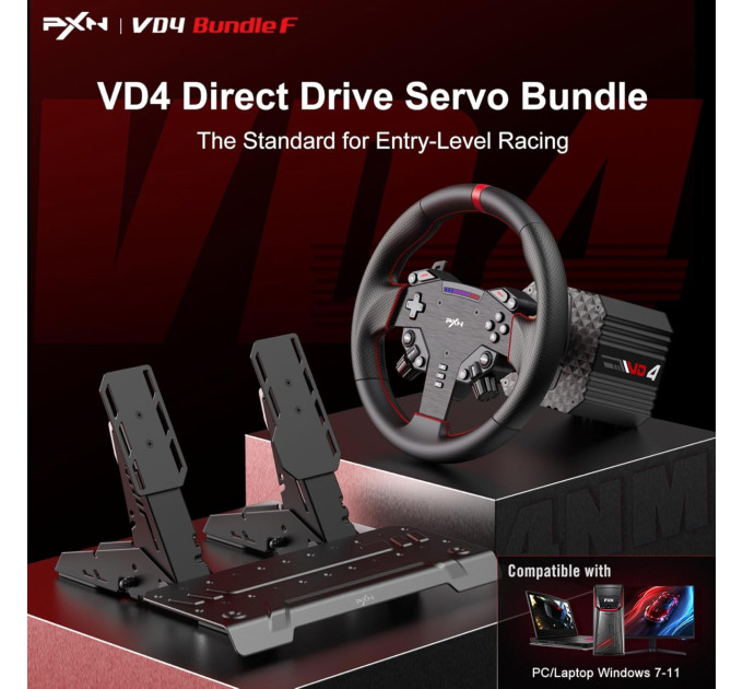 PXN Кермо PXN VD4 Bundle for PC (PXN-VD4 Bundle EU)