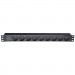 Eserver Силовий блок Eserver 19" 9 розеток, без выкл., без кабеля, алюм. корпус, 16А (WT-2261A-GER-9WAY-WO)