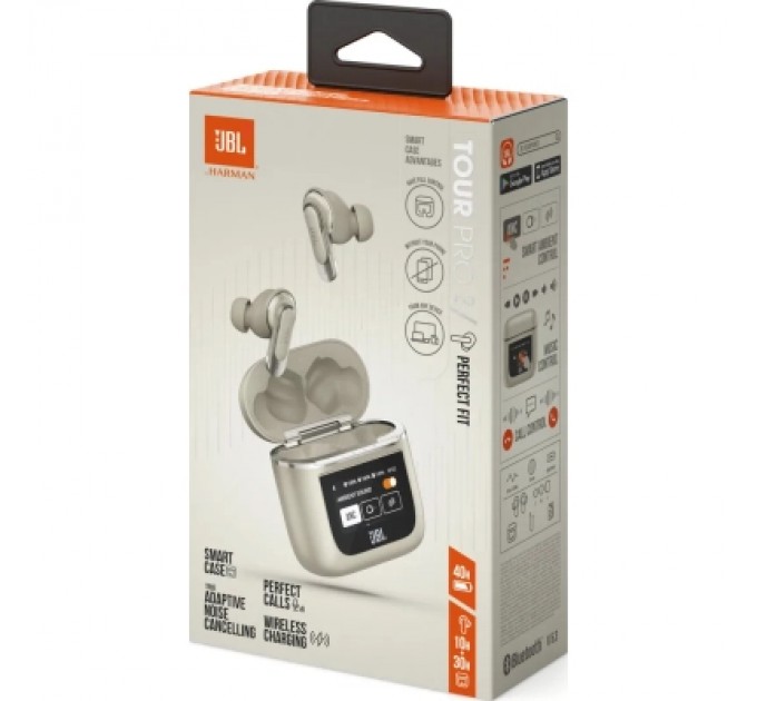 JBL Навушники JBL Tour Pro 2 TWS Champagne (JBLTOURPRO2CPG)