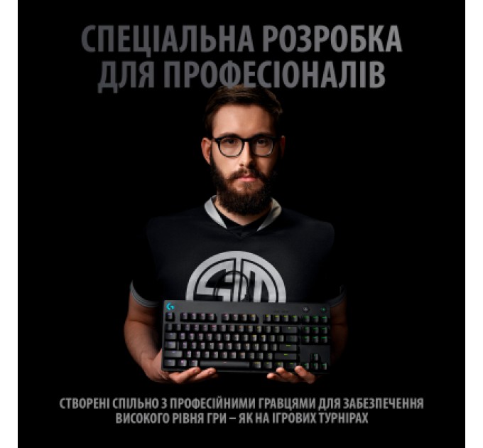 Logitech Клавіатура Logitech G PRO Mechanical Gaming USB UA Black (920-009392)