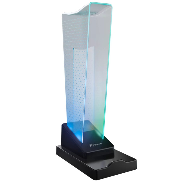 Xtrike ME Підставка для гарнітури XTRIKE ME RGB 4xUSB2.0 HUB, USB кабель 1,5м,чорна
