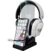 Xtrike ME Підставка для гарнітури XTRIKE ME RGB 4xUSB2.0 HUB, USB кабель 1,5м,чорна