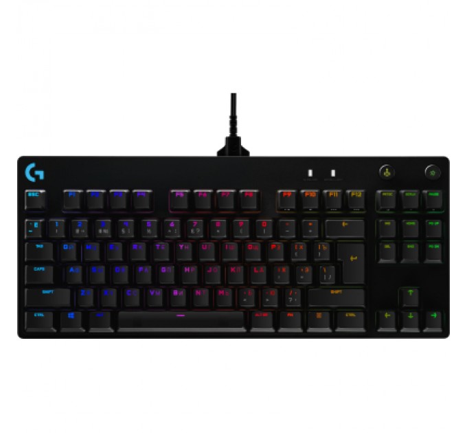 Logitech Клавіатура Logitech G PRO Mechanical Gaming USB UA Black (920-009392)