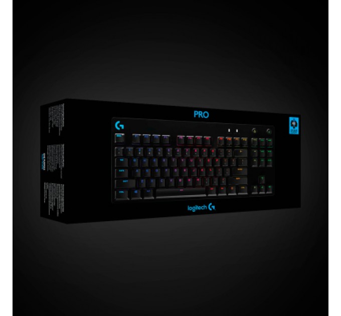 Logitech Клавіатура Logitech G PRO Mechanical Gaming USB UA Black (920-009392)