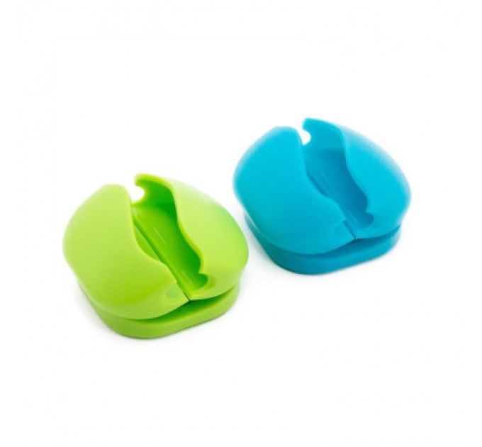 Extradigital Тримач для кабелю Extradigital CC-950 Cable Clips, Green/Blue (KBC1714)