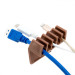 Extradigital Тримач для кабелю Extradigital CC-902 Cable Clips, Brown (KBC1707)