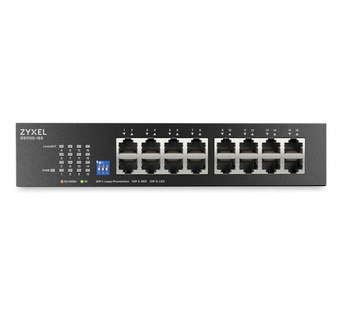 Комутатор ZYXEL GS1100-16S (GS1100-16S-EU0101F)