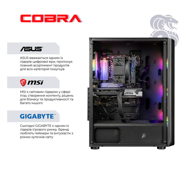 Персональний комп'ютер COBRA Advanced (I134F.16.S5.96XT.23816)