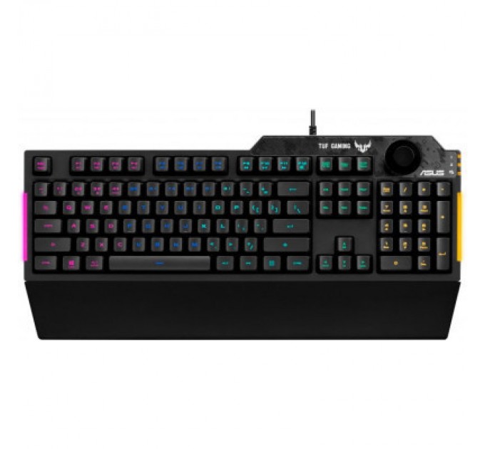 ASUS Клавіатура ASUS TUF Gaming K1 USB UA Black (90MP01X0-BKMA00)