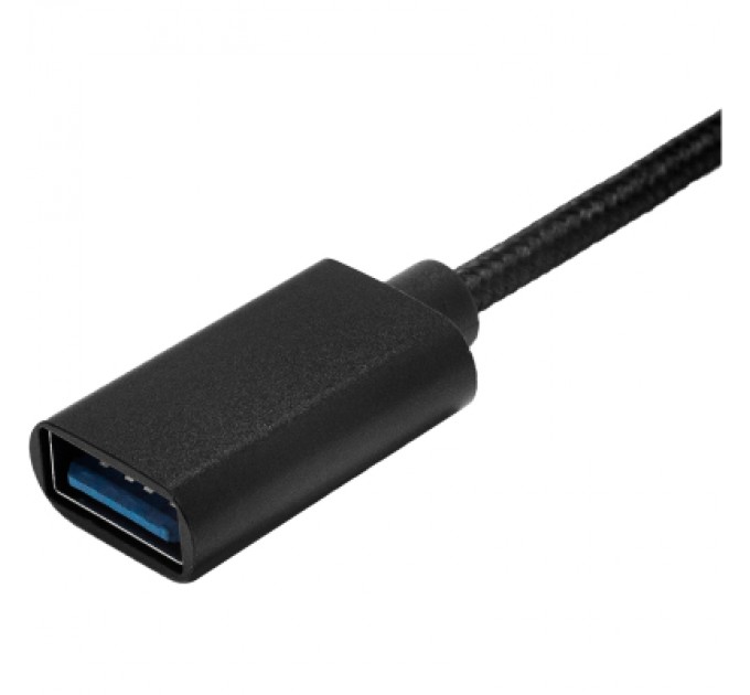 XoKo Перехідник OTG AC-150 2in1 USB 3.0 - MicroUSB USB Type-C Black XoKo (AC-150-BK)