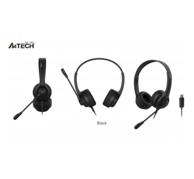 A4Tech Навушники A4Tech HU-8 Black