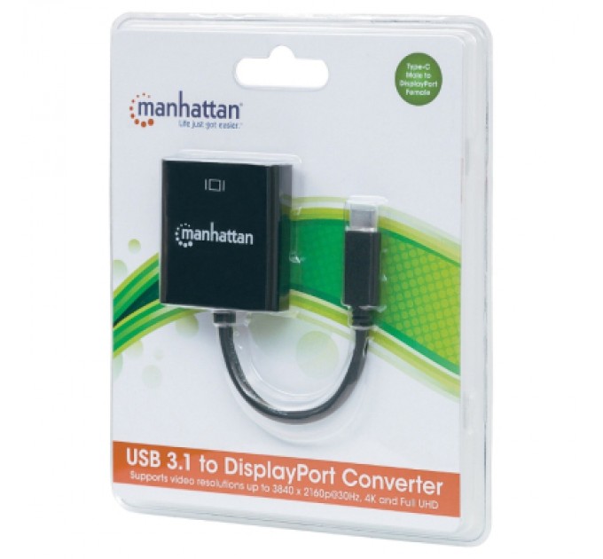 Intracom Перехідник USB3.1 Type-C to DisplayPort (F) Manhattan Intracom (152020)