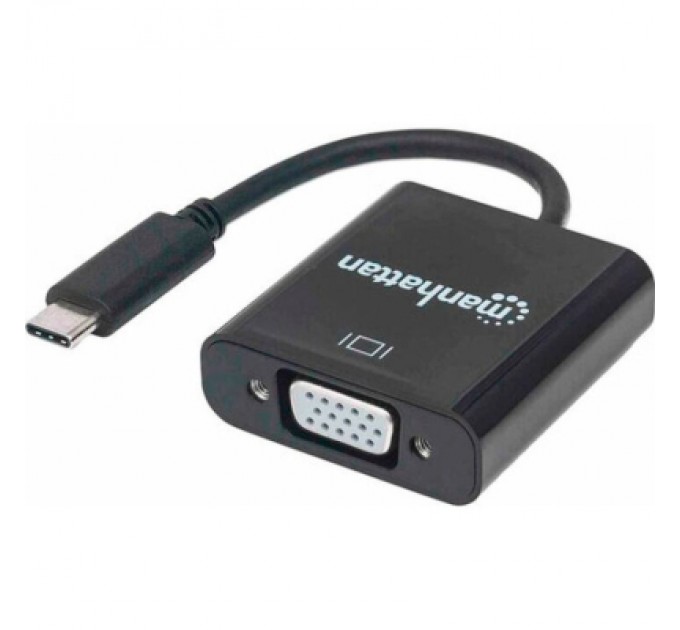 Intracom Перехідник USB3.1 Type-C to VGA (F) Manhattan Intracom (151771)