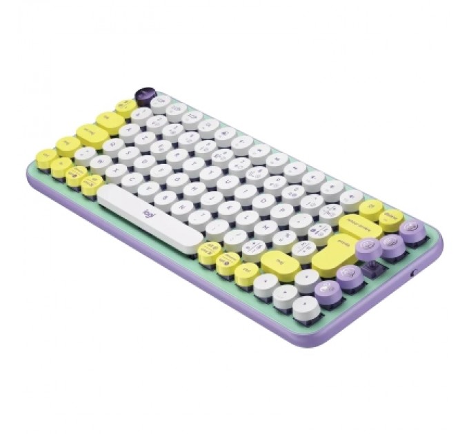 Logitech Клавіатура Logitech POP Keys Wireless Mechanical Keyboard UA Daydream Mint (920-010736)