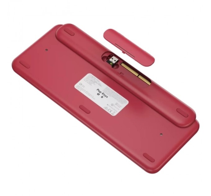 Logitech Клавіатура Logitech POP Keys Wireless Mechanical Keyboard UA Rose (920-010737)