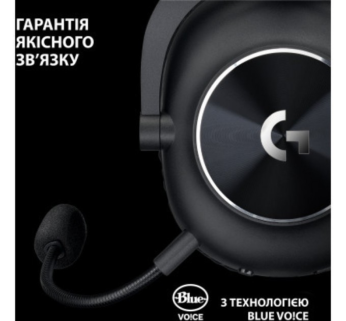 Logitech Навушники Logitech G Pro X 2 Lightspeed Wireless Black (981-001263)