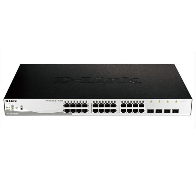D-Link Комутатор мережевий D-Link DGS-1210-28MP/F1A (DGS-1210-28MP)
