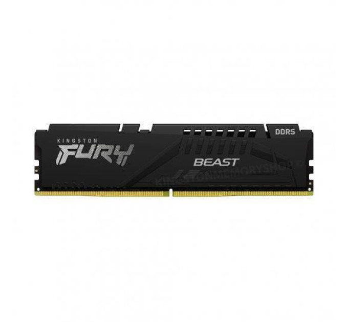 Kingston Fury (ex.HyperX) Модуль пам'яті для комп'ютера DDR5 16GB 5600 MHz Beast AM5 Black Kingston Fury (ex.HyperX) (KF556C36BBE-16)