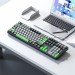 Aula Клавіатура Aula F2088 PRO Plus 9 Green Keys KRGD Blue USB UA Black/Gray (6948391234892)