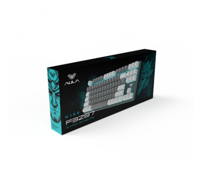 Aula Клавіатура Aula F3287 Keycap KRGD Blue USB UA White/Grey (6948391240688)