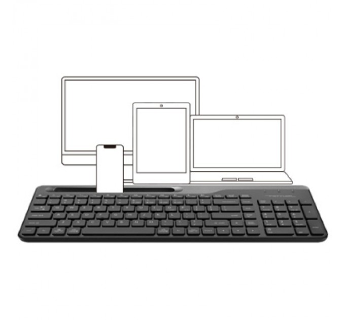 A4Tech Комплект A4Tech FB2535CS Wireless/Bluetooth Smoky Grey (FB2535CS Smoky Grey)