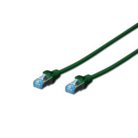 Патч-корд Digitus 0.5м, cat.5e, SF-UTP, AWG 26/7, green (DK-1531-005/G)