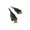 Viewcon Кабель мультимедійний HDMI A to HDMI C (mini), 1.8m Viewcon (VD 091-1,8м.)
