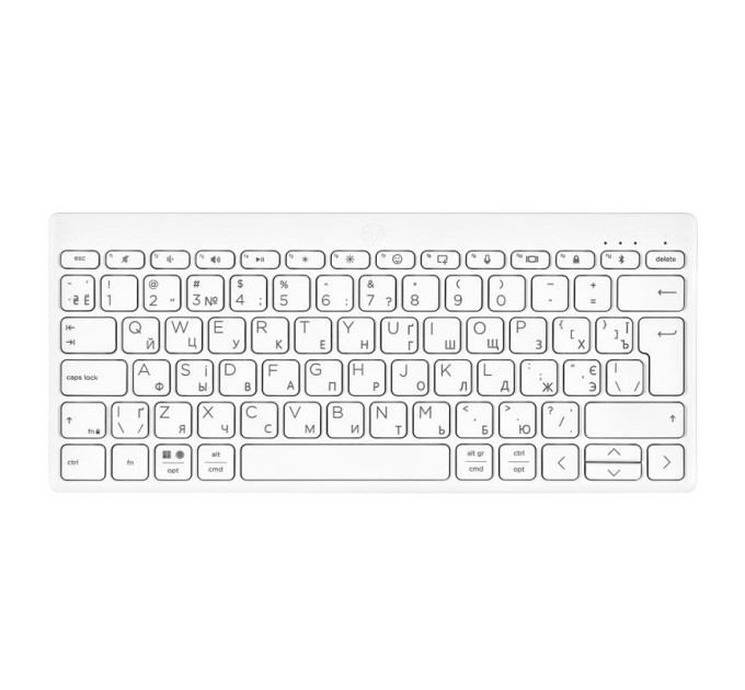 HP Клавіатура HP 350 Compact Multi-Device Bluetooth UA White (692T0AA)