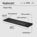 HP Клавіатура HP 450 Programmable Wireless UA Black (4R184AA)
