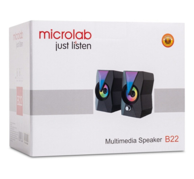 Microlab Акустична система Microlab B-22 USB Black (B-22)
