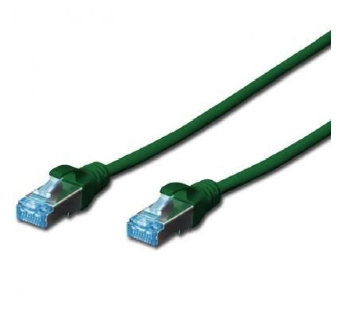 Digitus Патч-корд Digitus 3м, cat.5e, SF-UTP, AWG 26/7, green (DK-1531-030/G)