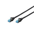 Digitus Патч-корд Digitus 5м, cat.5e, SF-UTP, AWG 26/7, black (DK-1531-050/BL)